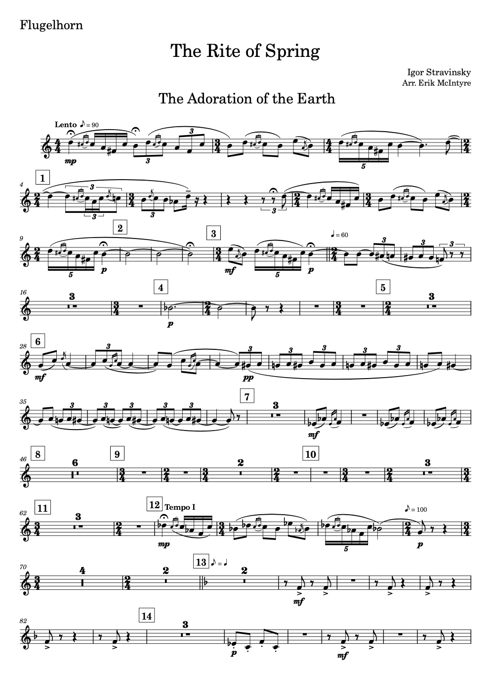 Stravinsky: The Rite of Spring (Part I) - Brass Band