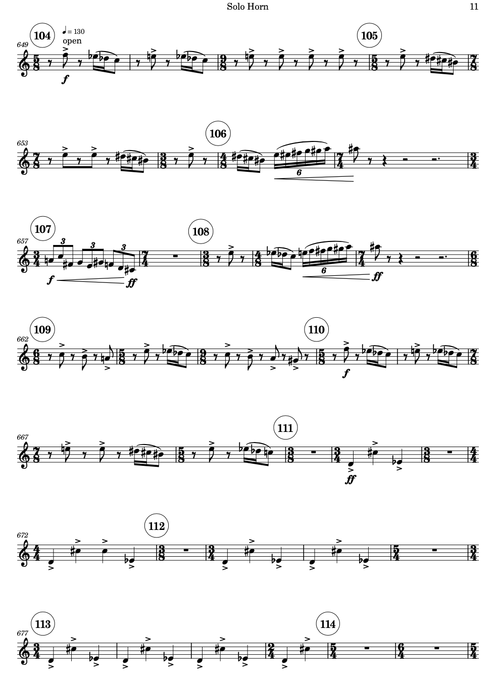 Stravinsky: The Rite of Spring Part II – The Sacrifice | Brass Band Arrangement